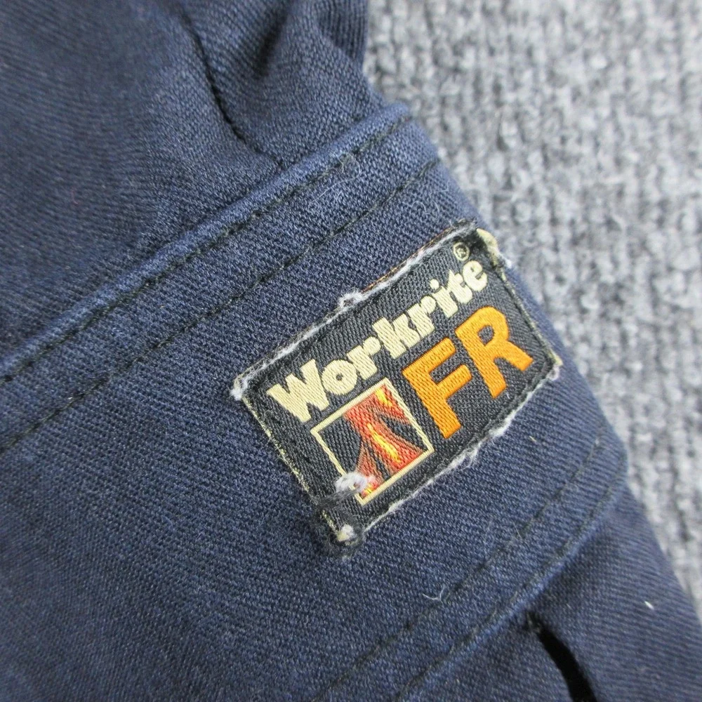 Workrite FR Cargo Pants Mens 36x30 Blue Nomex MHP Flame Resistant CAT 2